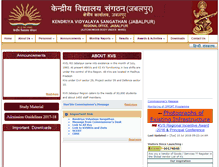 Tablet Screenshot of kvsrojabalpur.org